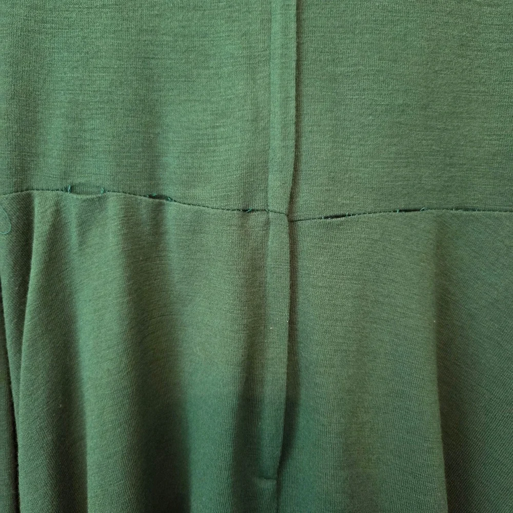 Vintage 60s Jody of California Green Smocked Mod Mini Dress Long Sleeve READ - Picture 7 of 13